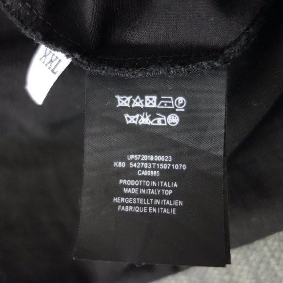 GIVENCHY PARIS 3 AVENUS GEORGEV Black Made in Italy T-Shirt Size XXL - Picture 7 of 9
